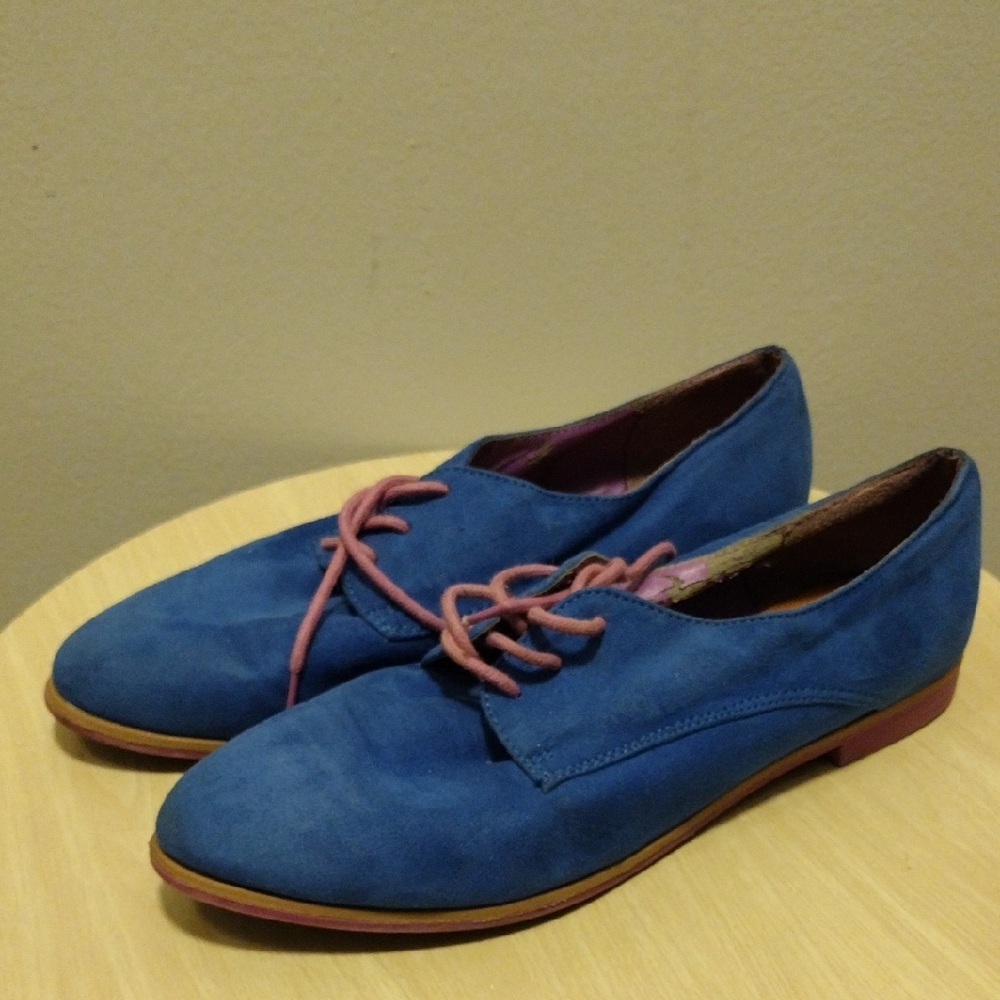 Blue Suede Men's Shoes